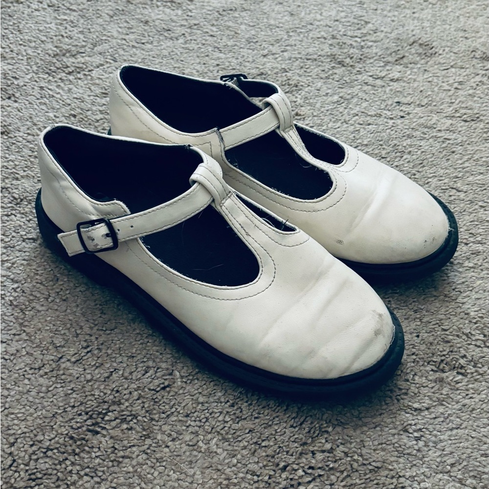 Zara T Strap Loafers- Girls